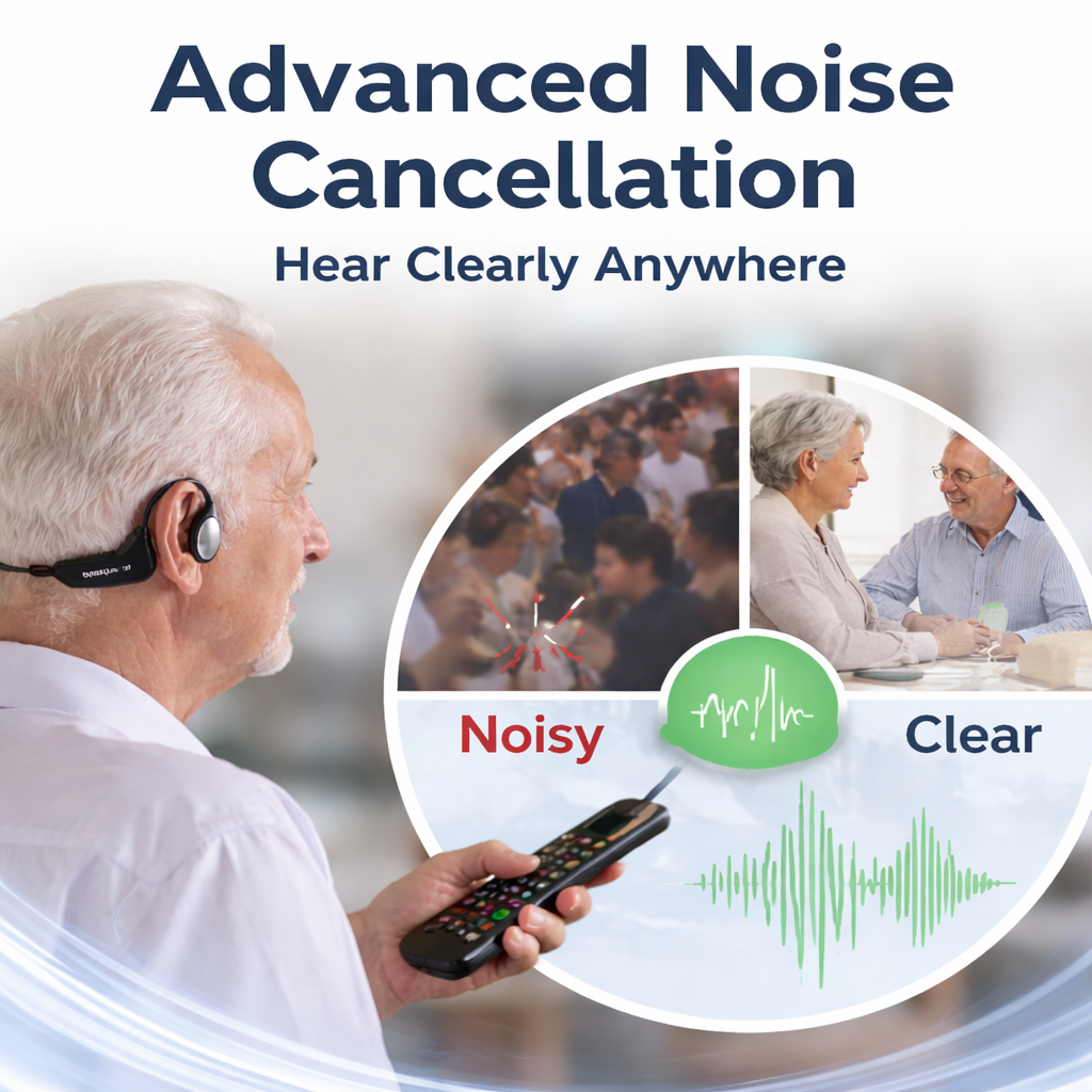 🌎Ends Today: 83% OFF!⏰👂Revitalize your ears again💖 💥 LIMITED TIME OFFER!🔥Advanced Bone Conduction Smart Hearing Headphones