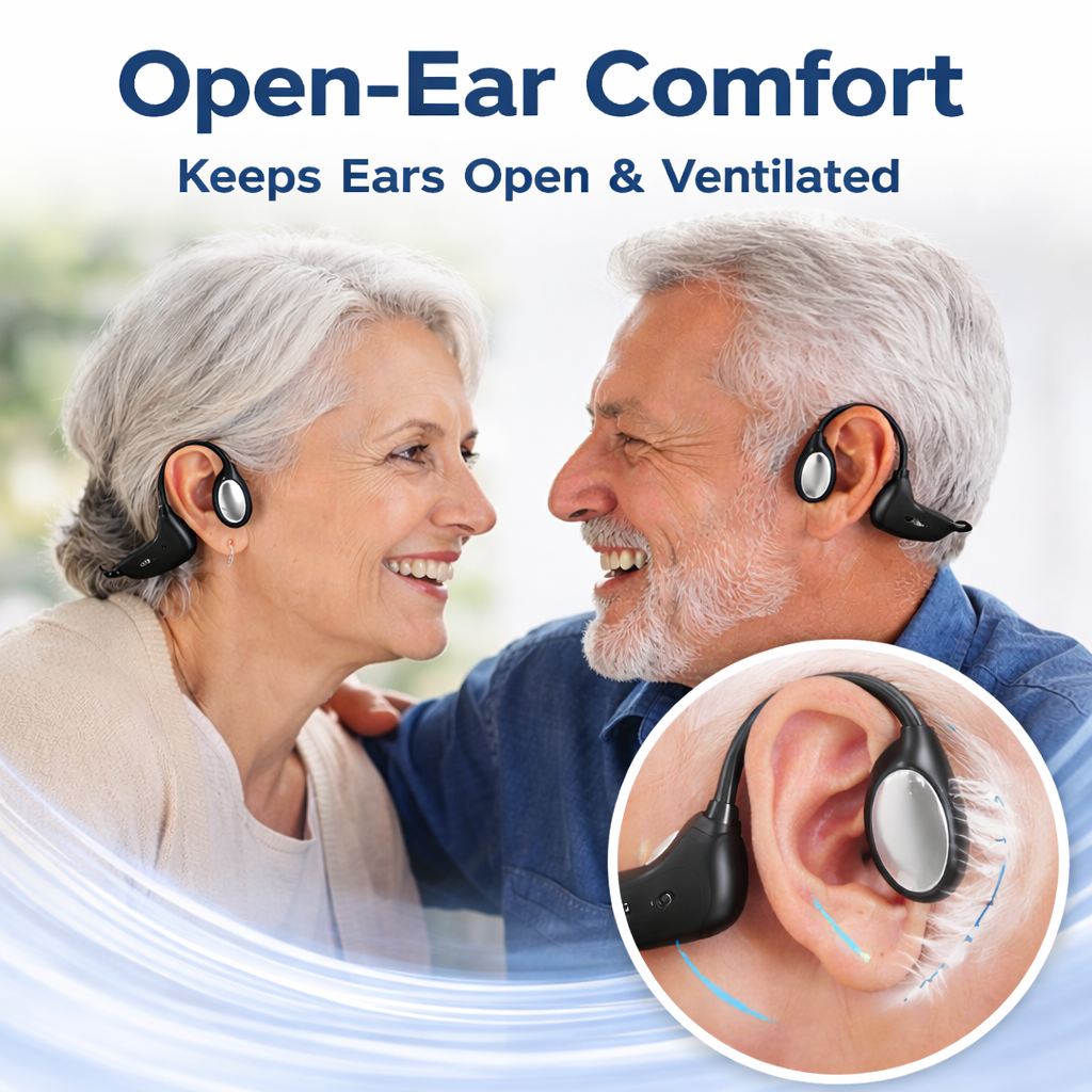 🌎Ends Today: 83% OFF!⏰👂Revitalize your ears again💖 💥 LIMITED TIME OFFER!🔥Advanced Bone Conduction Smart Hearing Headphones